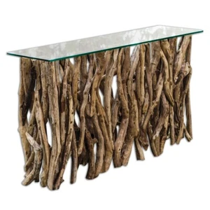 Uttermost Teak Wood Console - 25593 - Picture 1 of 1