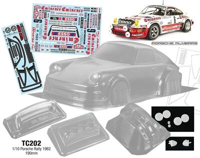 1/10 Onroad Rc Car Clear 190mm Body Shell For Traxxas 4tec Kyosho Fazer Sakura - Image 1 of 4