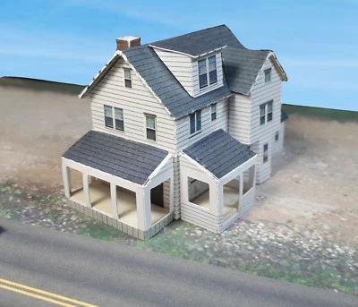 Edificio escala Z - Casa - Kit modelo cartulina precortada PAPEL WHZ1 Foto 1 de 4