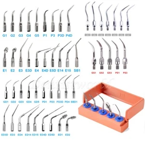 5Pc Dental Ultrasonic Scaler Tip Scaling Periodontics Endodontics/Tips Holder - Picture 1 of 333