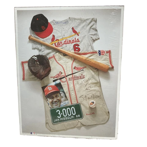 STAN "The Man" MUSIAL 1993 MLB 11 x 14  Poster Print Cardinals *Sealed* Cover