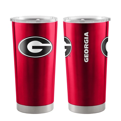 Georgia Bulldogs Ultra Red 20oz Travel Tumbler NCAA Cover