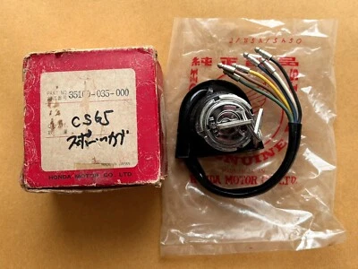 НОВЫЙ ИЗ СТАРЫХ ЗАПАСОВ ЯПОНИЯ HONDA CS65 S65 S50 1965 ПЕРЕКЛЮЧАТЕЛЬ ЗАЖИГАНИЯ 6 ПРОВОДОВ ПОДЛИННЫЙ 35100-035-000 - Изображение 1 из 4