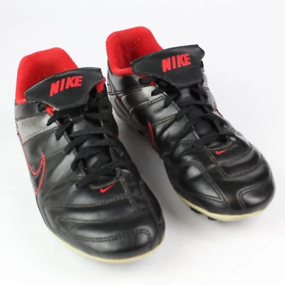 Nike JR Park II FG-R Boys Football Cleats Size 4.5Y Black Lace-Up Low Top - Image 1 of 4