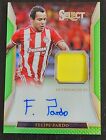 Select Soccer 2016 17 Felipe Pardo Olympiacos Jersey Autograph Neon Green 02 60