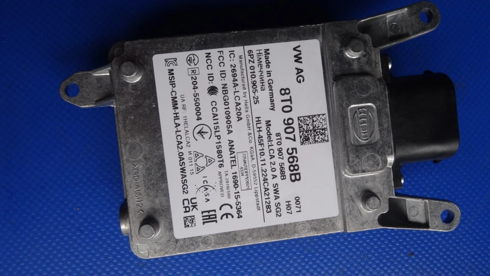 Porsche Macan VW Audi Unidad de Control Asistente Cambio Carril 8T0907568B Nuevo - Imagen 1 de 1