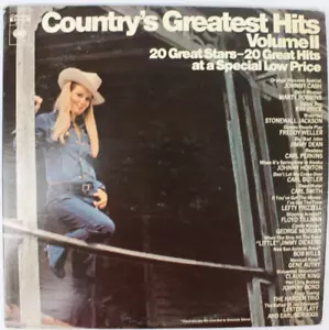 COUNTRY'S GREATEST HITS VOL 2 VARIOUS ARTISTS GATEFOLD LP 12" VINYL RECORD - Picture 1 of 3