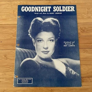 Vintage Sheet Music - Goodnight Soldier - 1943 Harry Johnson - Picture 1 of 7