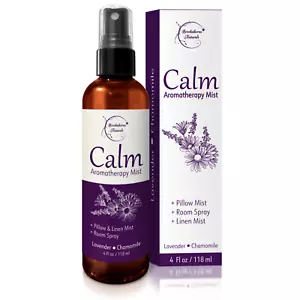 Calm Aromatherapy Spray - Lavender & Chamomile - Room, Linen & Pillow Mist 4oz - Picture 1 of 8