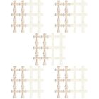 60 Pcs Unfinished Wooden Cross Cutouts Unfinished Cross Wood Cutout Wood Cross