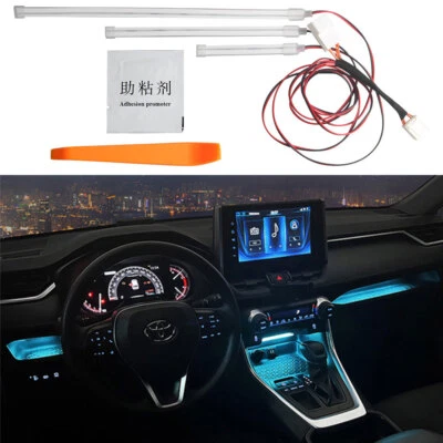 For Toyota RAV4 2019-2024 Car Console Atmosphere Light Stripes Ambient lights - Image 1 of 4