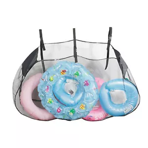 Pool Float Storage Bag Mesh Pool Float Holder Storage Large Capacity - Picture 1 of 7