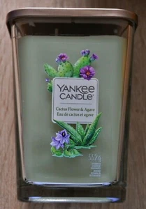 Yankee Candle Elevation CACTUS FLOWER & AGAVE 552g 2-Docht Duftkerze Selten - Picture 1 of 1