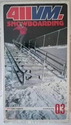 411 Video Magazine / Issue #03 / VHS Snowboarding Video Partly Sealed - Bild 1 von 3