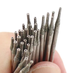 30 pz punte da trapano diamantato lapidario 1,2 mm bave da intaglio per pietra - Foto 1 di 7