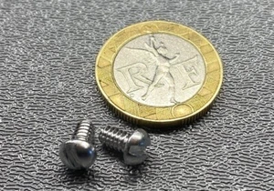 Aluminum Round Head Slotted Machine Screw 6-32 x .250" Length, 100 pcs - Picture 1 of 15