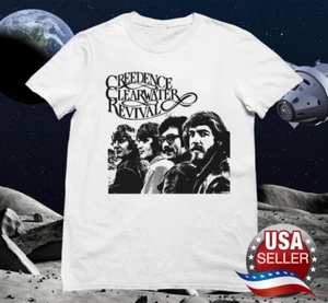 HOT NEW Creedence Clearwater Revival T-shirt Unisex S-5Xl white UM153 - Picture 1 of 3