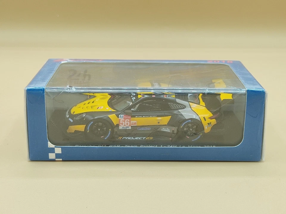 1/43 Porsche 911 RSR #56 "Team Project 1" 24H Le Mans 2018 Spark S7038 - Photo 1/1