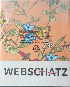 WEBSCHATZ Flanell-Bettwäsche 2tlg weiche Baumwolle orange-floral NEU - Bild 1 von 10