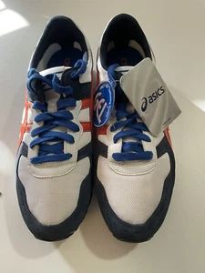 Herren Größe 9 ASICS Gel Holland blau/orange H142L Lauf Walking Sneaker NEU! - Bild 1 von 5