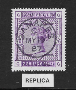 SG178: 2s 6d Lilac: 'Samares' CDS: Replica - Picture 1 of 2