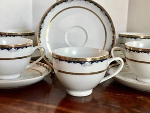 Polsky Polsky Feinchina guter Zustand 6er Set Teetassen und Untertassen - Bild 1 von 7