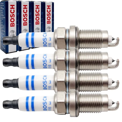 4x Bosch 0242240665 Zündkerze FR6HI332 Für VW Golf Passat Polo Seat Skoda Audi - Bild 1 von 4