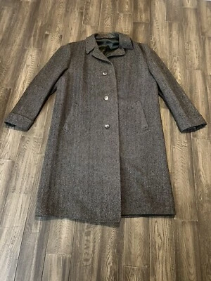 Chaqueta de Colección Listick Bros. Tailors Chicago Larga Lana Tejido Espiga Para Hombres  Foto 1 de 4