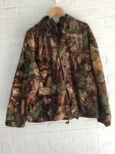 WFS Element Gear BURLY LITE CAMO Weather Resistant HUNT JACKET MENS XL HOODIE A+ - Picture 1 of 8