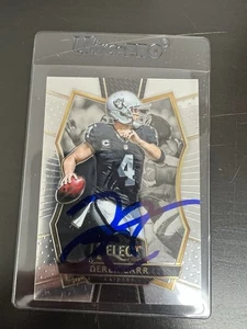 Derek Carr Auto Autograph Football Card Raiders - Picture 1 of 7