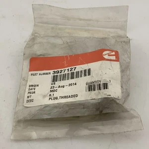 New Cummins Onan PLUG THREADED 3927127 - Picture 1 of 1