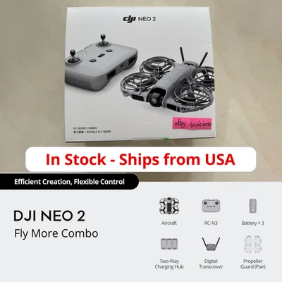 EN MANO 🔥 Combo DJI Neo 2 Fly More (RC-N3 + 3 baterías) 🔥 ENVÍO GRATUITO ✈️ DESDE EE. UU. Foto 1 de 2