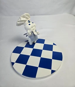 Figura y soporte Danbury Mint Pillsbury Doughboy Little Baking Buddies - Imagen 1 de 12