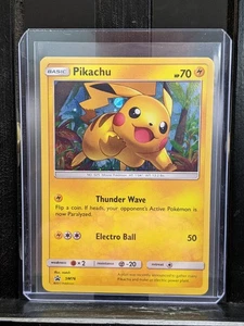 TCG Pokemon Pikachu SM76 Sun & Moon Black Star Promo Holo 2017: LP/NM Ungraded - Bild 1 von 5