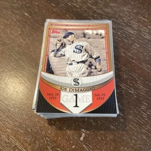 2007 Topps Joe DiMaggio The Streak Before the Streak Near Complete Set 45/61 - Picture 1 of 1