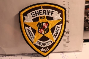 police patch  PRINCE GEORGES COUNTY SHERIFF MARYLAND - Picture 1 of 1
