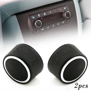 Brand New Truck Knob Button For Radio 22912547 2pcs Car Controls Parts - Picture 1 of 7