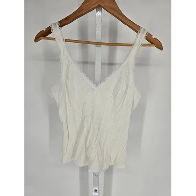 Camisola de nailon blanca 55200 vintage años 90 Warners para mujer talla 32 medida perfecta Foto 1 de 4