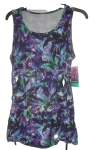 Ladies Performance Tank Top Botanic   UPF 50 Size Small  NEW - Picture 1 of 2
