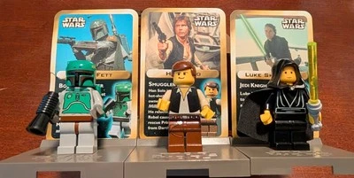 Lego Star Wars 3341 Minifigure Pack Luke Han Boba Fett (2000) Complete With Card - Image 1 of 4