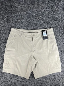 NWT UNDER ARMOUR MENS UA FISH PRO 2.0 Cargo SHORTS SIZE 36 Khaki Water Repellent - Picture 1 of 7