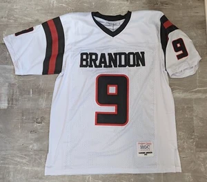 Gardner Minshew - Brandon High School White Football Jersey by Headgear Classics - Picture 1 of 6