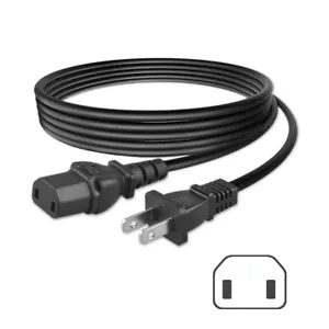 Aprelco 6ft UL Power Cord Cable for Yamaha RX-V1400 RX-V3800 RX-V2500 receivers - Bild 1 von 3