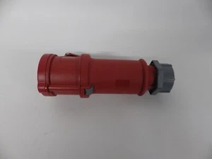 MENNEKES IP44 Red Cable Mount 3P + N + E Industrial Power Plug Rated At 32A - Picture 1 of 4