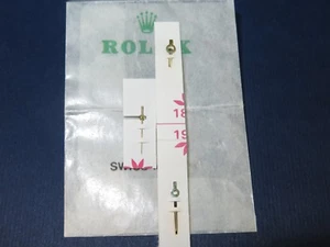 Rolex genuine NOS gold DateJust tritium hands set cal 2130 2135 lady models - Picture 1 of 5