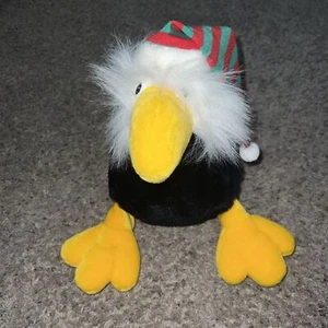 Vintage Ganz Bros X Mas Plüsch 1989 American Weißkopfseeadler Heritage Collection mit Etikett - Bild 1 von 9