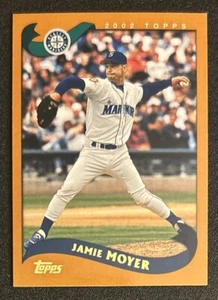 2002 Topps Jamie Moyer Baseball Card #449 Mariners Pitcher Mid-Grade VG O/C - Picture 1 of 2