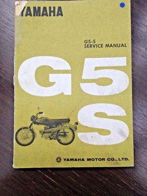 YAMAHA  MODEL G5S 73/80 cc SERVICE MANUAL OVER 70 PAGES PLUS .pre FS1E - Image 1 of 4