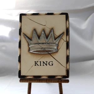 RETIRED Sid Dickens Memory Block Tile “King T22” Issued 1998, Retired 2000 - Picture 1 of 11