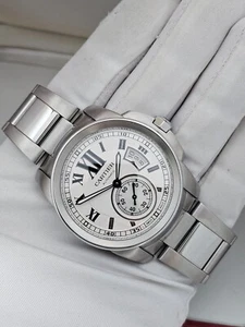 Cartier Calibre De Cartier Watch, Ref 3389 W7100015, 2014 Full Set - Picture 1 of 21